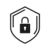 Password security strength test icon